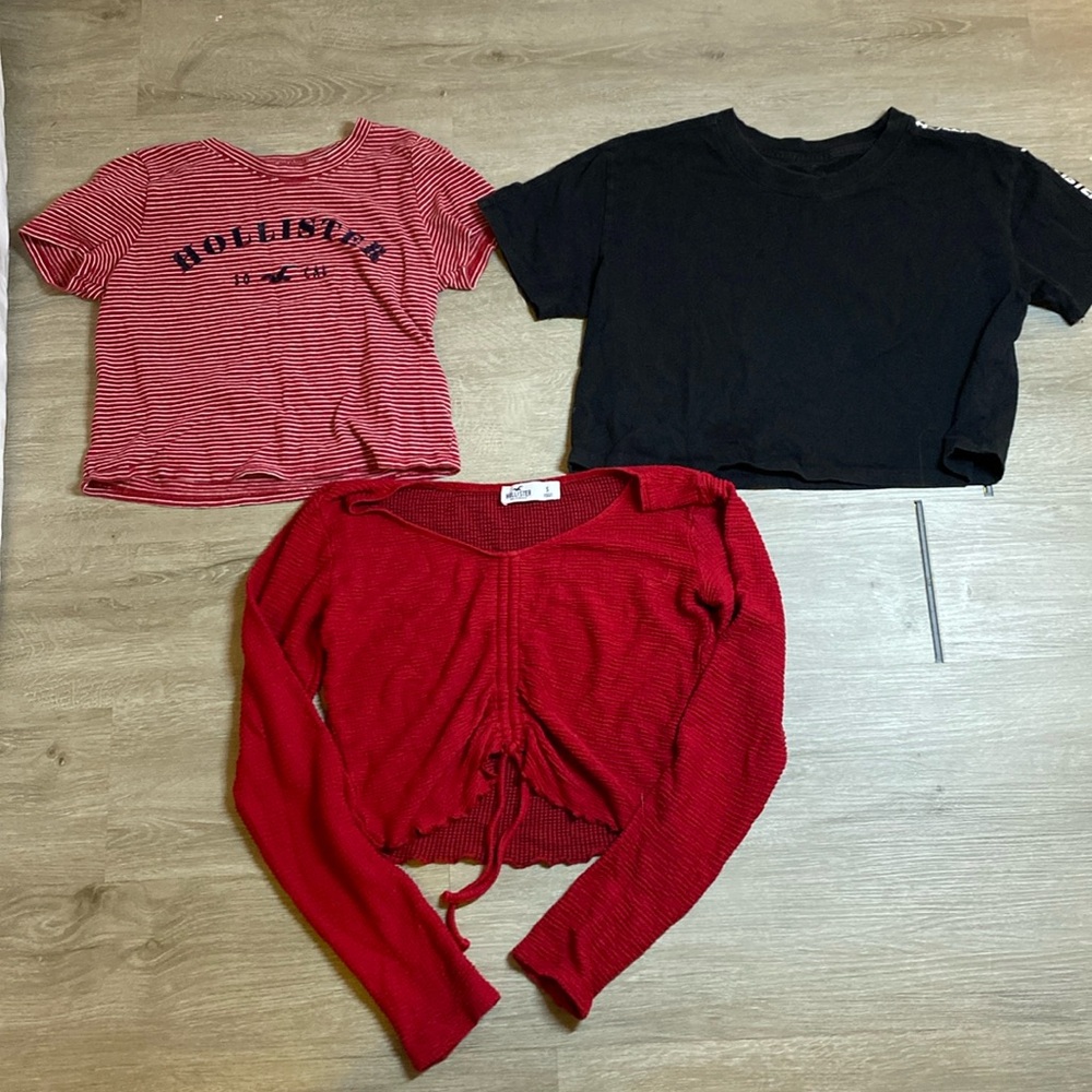 Hollister 3 pc tops bundle set sizes small 3 for 15 deal